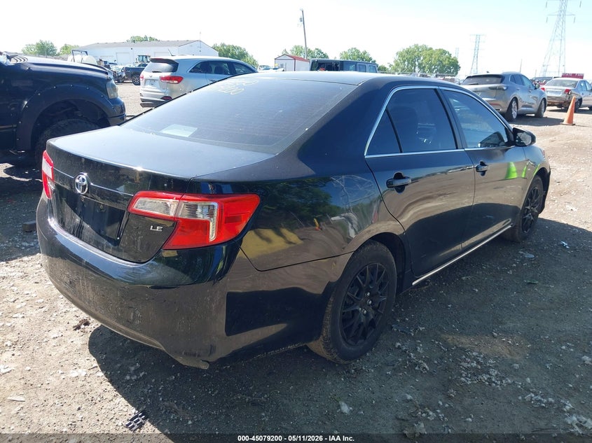 2012 TOYOTA CAMRY SEDAN 2.5L I-4 DOHC, VVT, 178HP