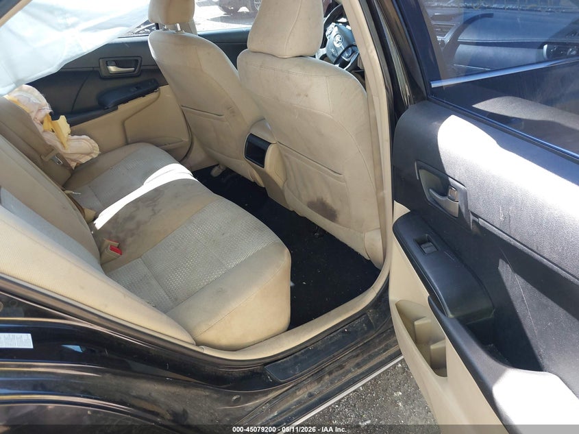 2012 TOYOTA CAMRY SEDAN 2.5L I-4 DOHC, VVT, 178HP