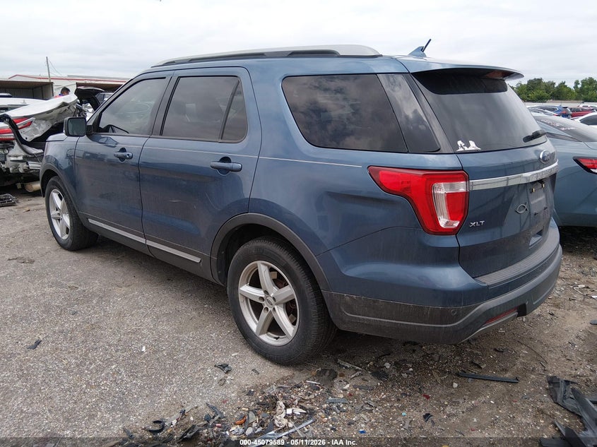 Vin: 1fm5k7d85kga88767, lot: 45577143, ford explorer xlt 20193