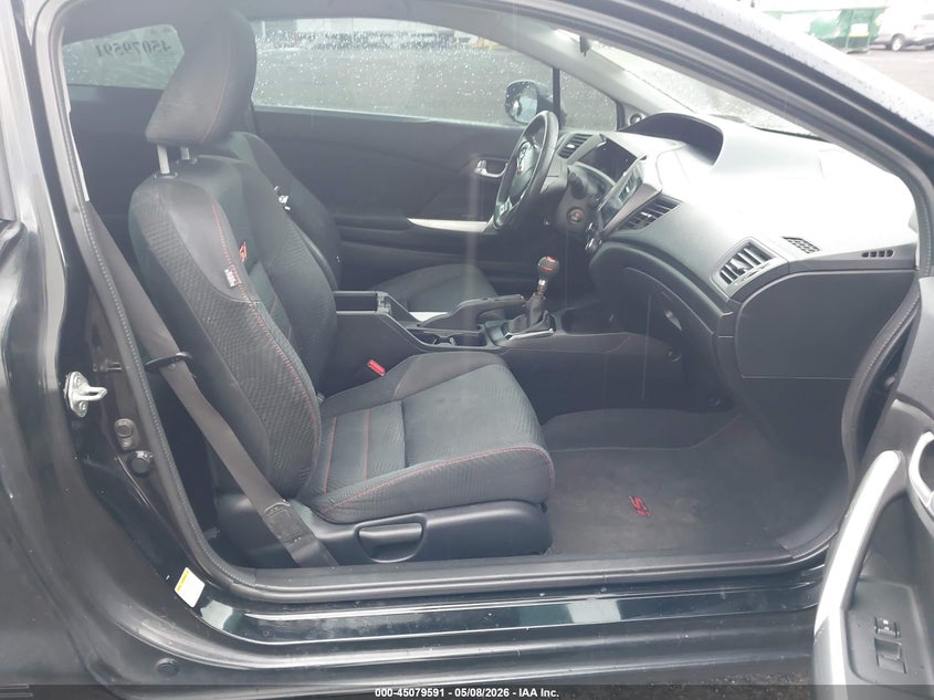 2012 Honda Civic 2.4 Si black Lot 111045079591 Vin 2HGFG4A59CH709132