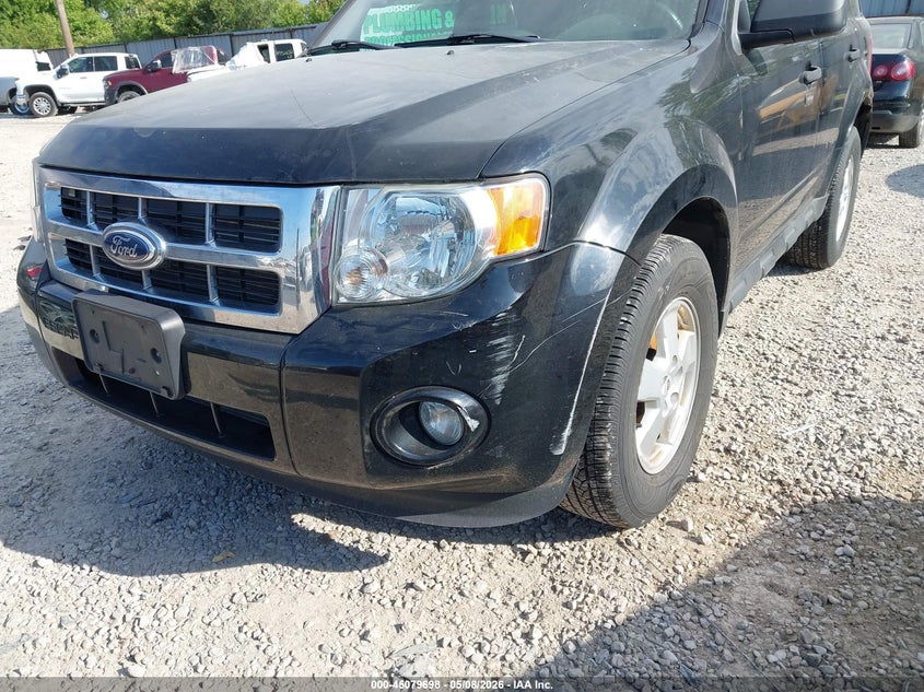 2012 Ford Escape 2.5 Xlt Black Lot 111045079698 Vin 1FMCU0D75CKA99881