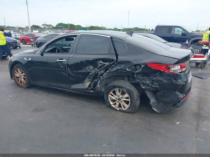 Vin: 5xxgt4l32gg038759, lot: 45577294, kia optima lx 20163
