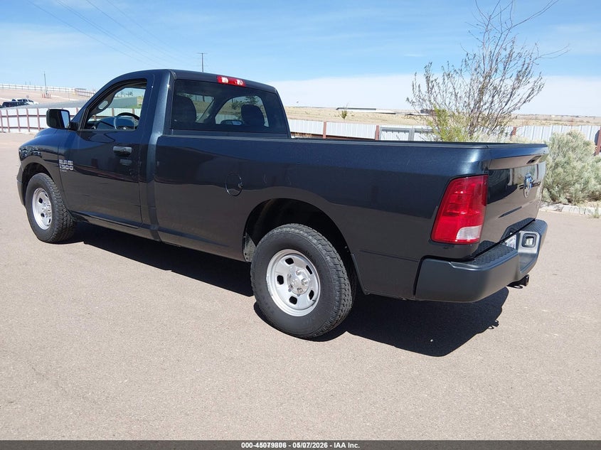 Vin: 3c6jr6dg2kg572150, lot: 45577359, ram 1500 classic tradesman  4x2 8' box 20193