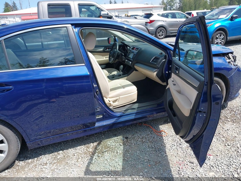 2015 SUBARU LEGACY SEDAN 2.5L H-4 DOHC, VVT, 175HP