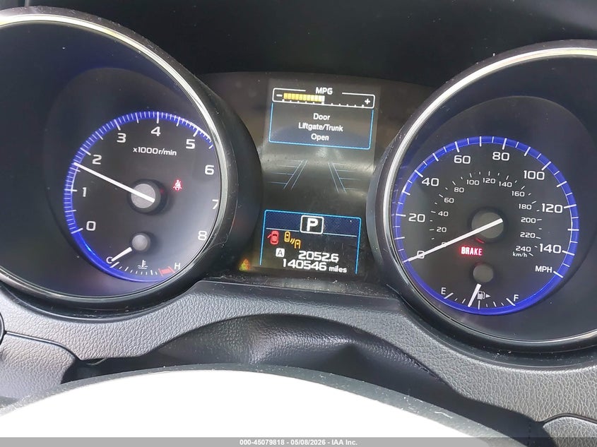 2015 SUBARU LEGACY SEDAN 2.5L H-4 DOHC, VVT, 175HP