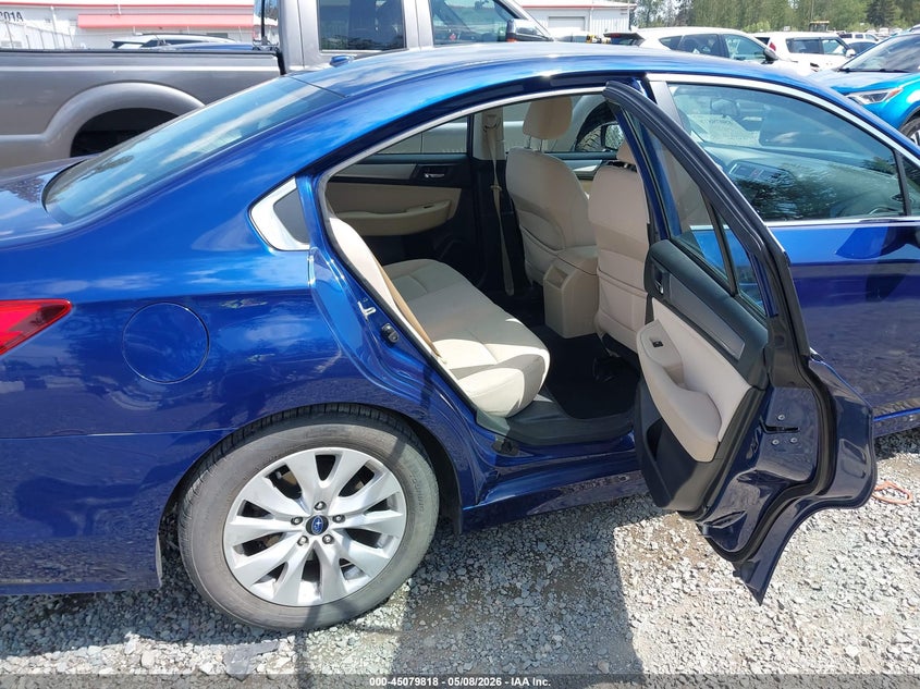 2015 SUBARU LEGACY SEDAN 2.5L H-4 DOHC, VVT, 175HP
