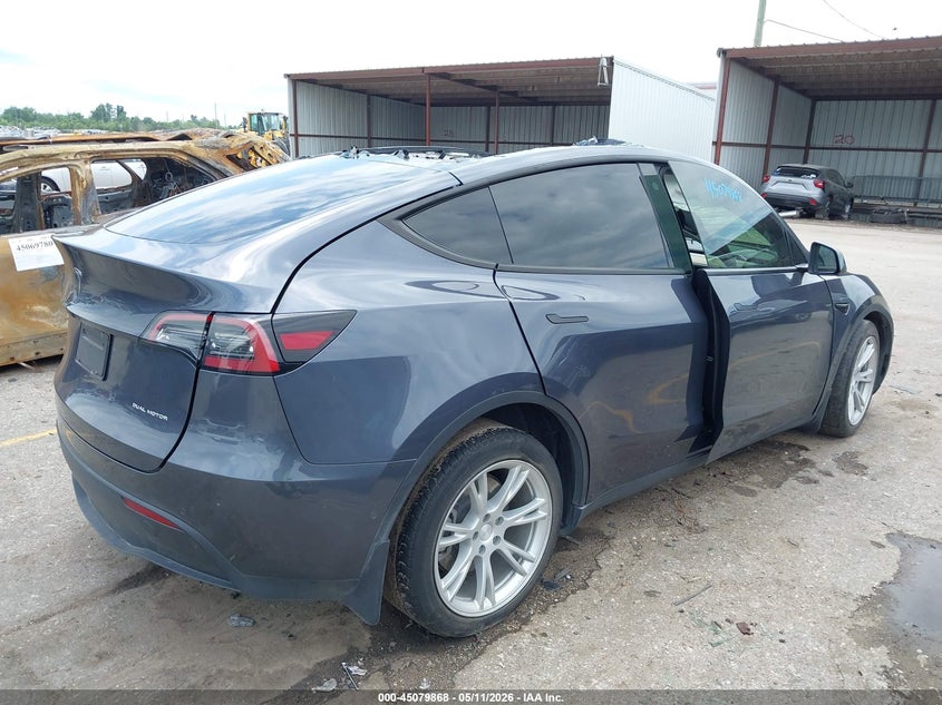 Vin: 7saygdee8nf327557, lot: 45577422, tesla model y long range dual motor all-wheel drive 20224