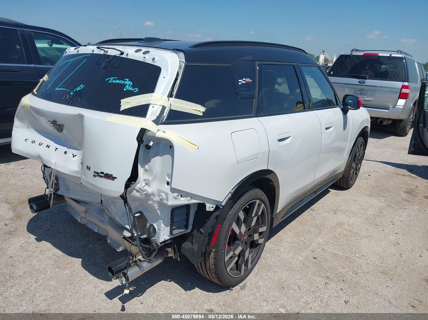 2026 MINI COUNTRYMAN SPORT UTILITY VEHICLE 2.0L I-4 DI, DOHC, VVT, TURBO, 312HP