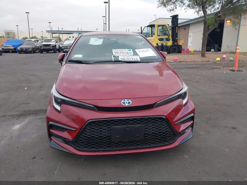 VIN JTDBCMFE7S3082420 2025 TOYOTA COROLLA HYBRID SE