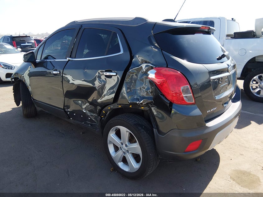 Vin: kl4cjasb4gb695624, lot: 45577576, buick encore 20163