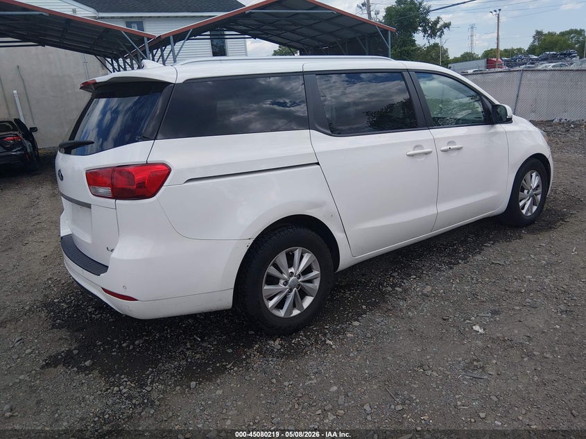 VIN KNDMB5C16H6327038 2017 KIA SEDONA LX