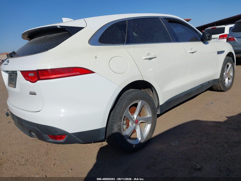 Vin: sadcj2fxxka399611, lot: 45577857, jaguar f-pace 25t premium 20194
