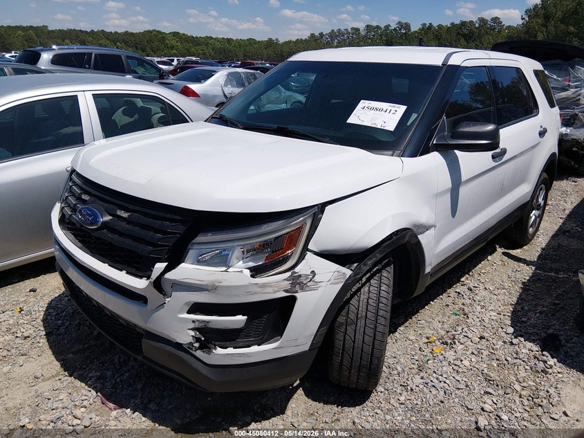 Vin: 1fm5k8arxjgb58247, lot: 45577966, ford police interceptor utility 20182