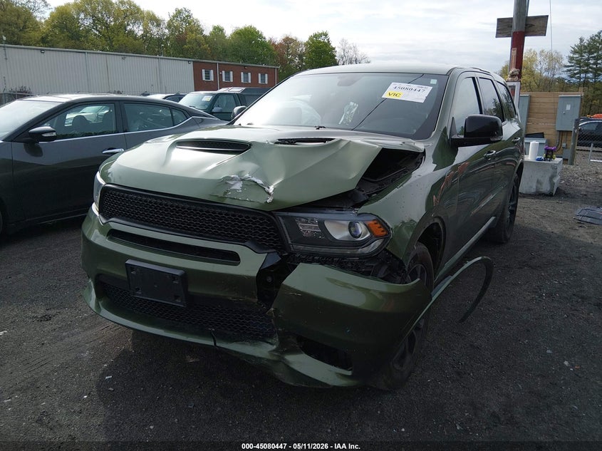 Vin: 1c4rdjdg6kc781262, lot: 45578011, dodge durango gt plus awd 20192