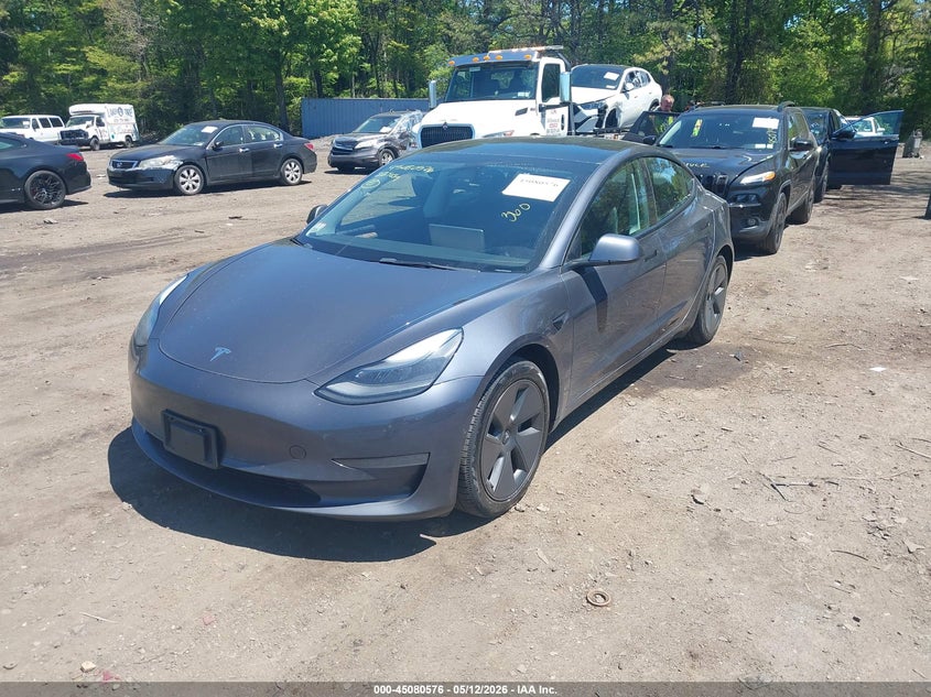 Vin: 5yj3e1ea4nf107941, lot: 45578139, tesla model 3 rear-wheel drive 20222