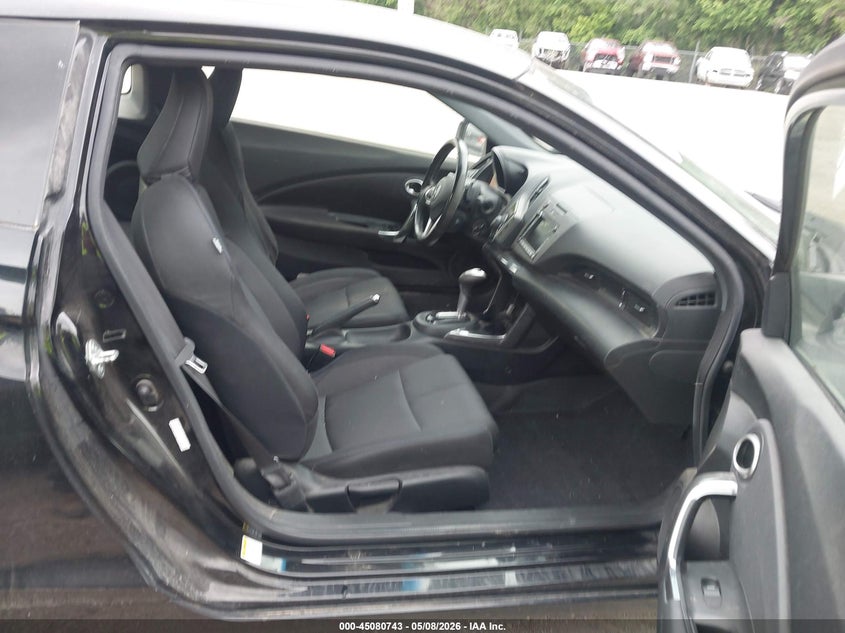2012 Honda Cr-z 1.5 Ex Black Lot 111045080743 Vin JHMZF1D67CS005522