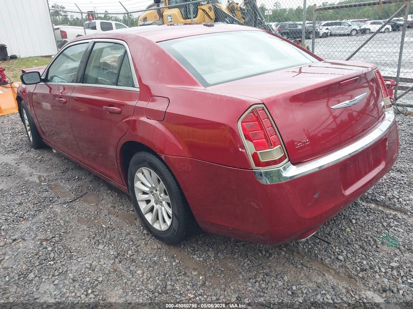 2012 Chrysler 300 3.6 red Lot 111045080798 Vin 2C3CCAAG2CH138696