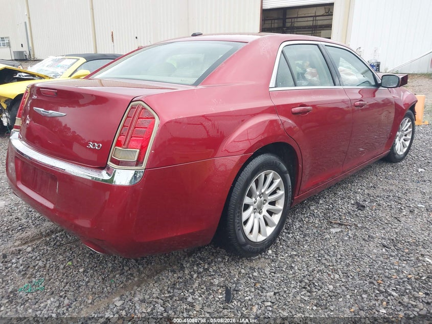 2012 Chrysler 300 3.6 red Lot 111045080798 Vin 2C3CCAAG2CH138696