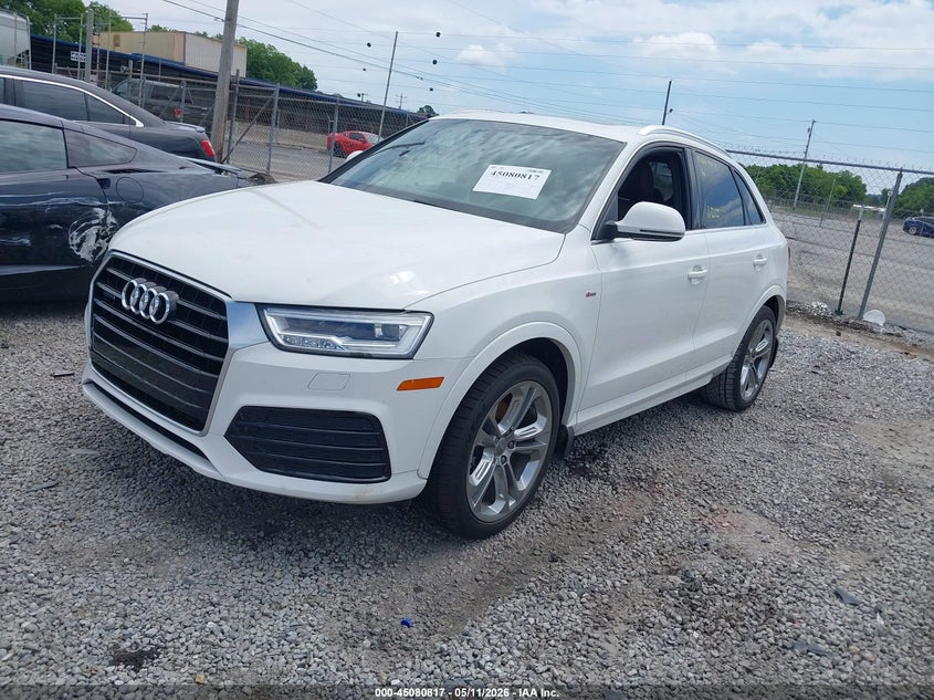 Vin: wa1jccfs0jr016762, lot: 45578380, audi q3 2.0t premium/2.0t sport premium 20182