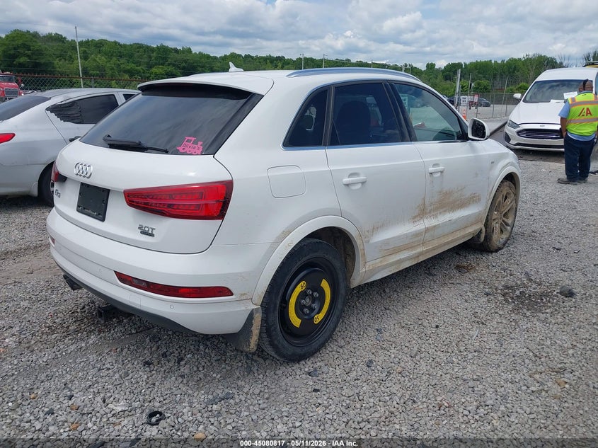 Vin: wa1jccfs0jr016762, lot: 45578380, audi q3 2.0t premium/2.0t sport premium 20184