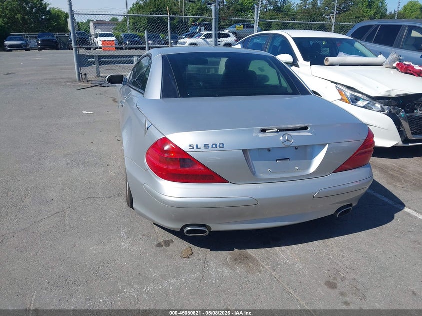 2005 Mercedes-Benz Sl 500 VIN: WDBSK75F55F097563 Lot: 45080821