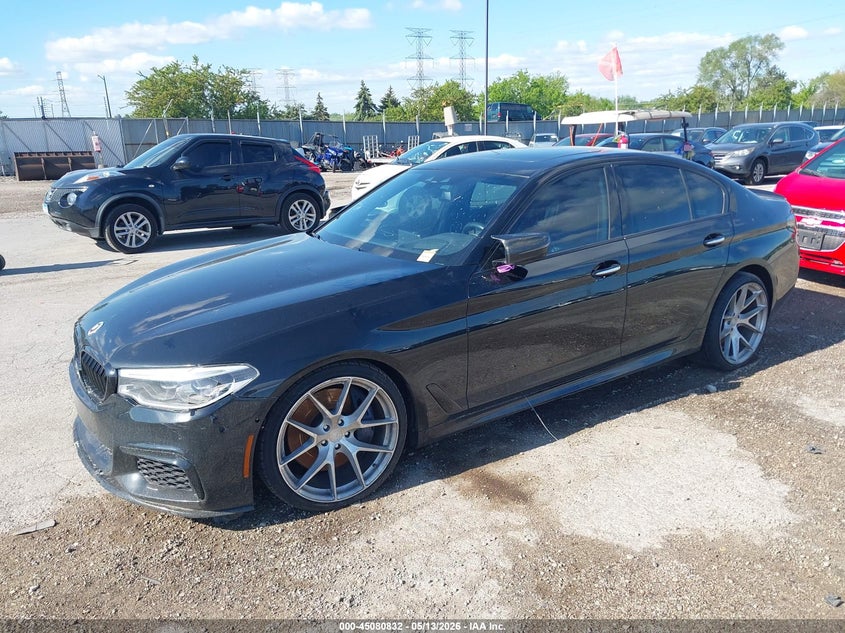 Vin: wbajb9c57jb035096, lot: 45578395, bmw m550i xdrive 20182