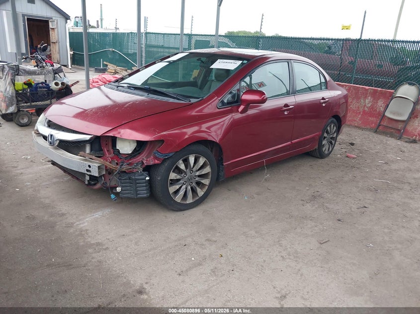2009 Honda Civic Ex-L 2HGFA16949H343441 photo 1