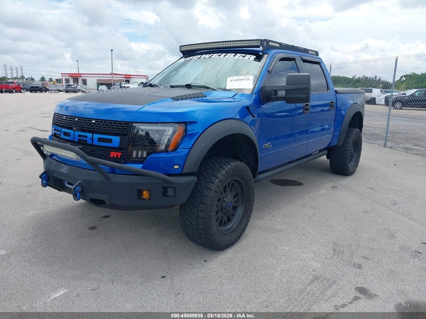 Vin: 1ftfw1r64dfc41245, lot: 45578501, ford f-150 svt raptor 20132