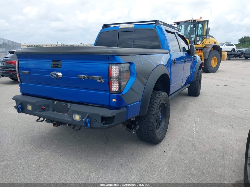Vin: 1ftfw1r64dfc41245, lot: 45578501, ford f-150 svt raptor 20134