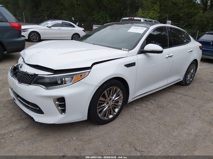 Vin: 5xxgv4l28gg117371, lot: 45578667, kia optima sxl turbo 20162