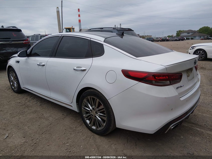 Vin: 5xxgv4l28gg117371, lot: 45578667, kia optima sxl turbo 20163
