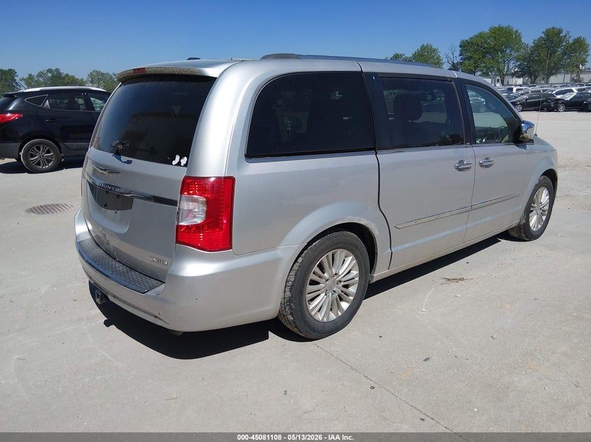 Vin: 2c4rc1ggxcr388145, lot: 45578671, chrysler town & country limited 20124