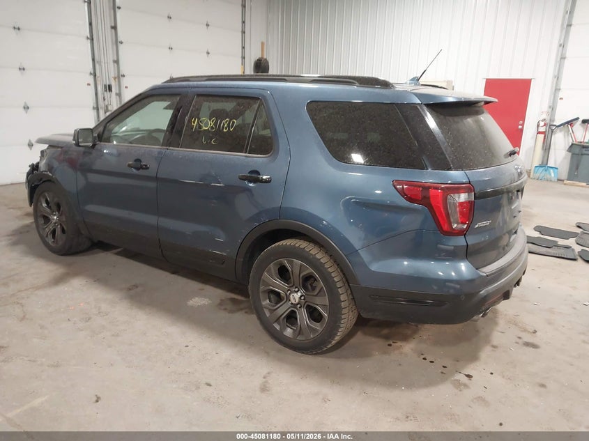 2018 FORD EXPLORER auction photo 3
