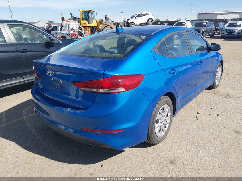 VIN KMHD74LF2HU104235 2017 HYUNDAI ELANTRA SE
