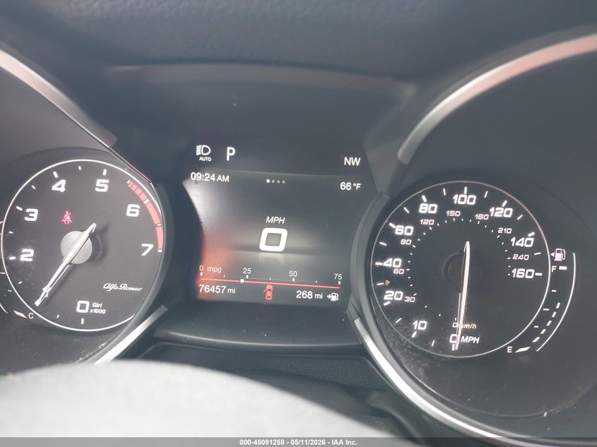 2019 Alfa Romeo Stelvio Rwd VIN: ZASPAJAN7K7C41129 Lot: 45081258