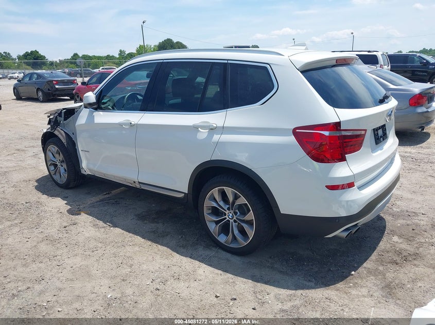 Vin: 5uxwz7c54g0t43029, lot: 45578835, bmw x3 sdrive28i 20163