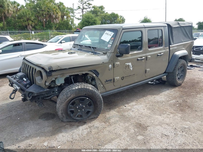 Vin: 1c6jjtagxll167796, lot: 45578958, jeep gladiator sport s 4x4 20202