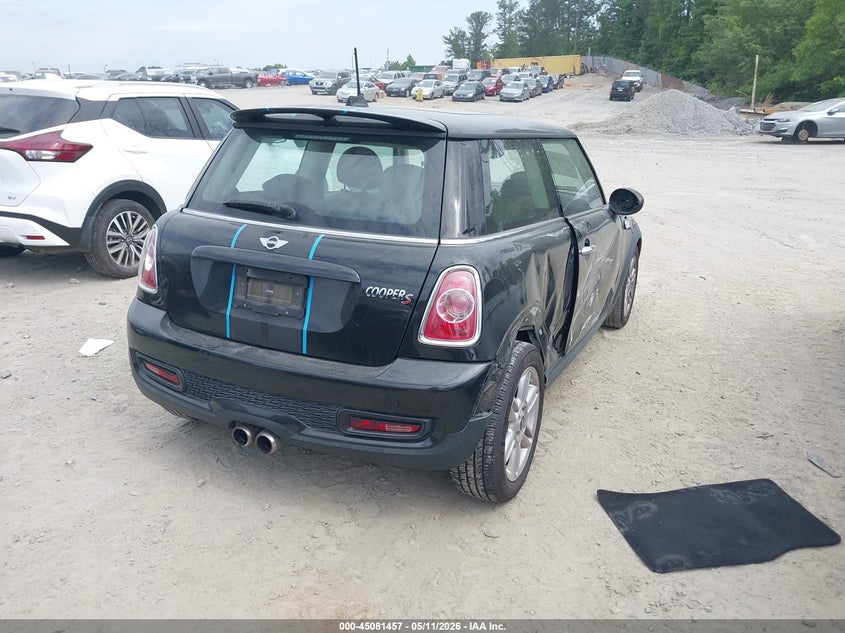 Vin: wmwsv3c51dt396797, lot: 45579020, mini hardtop cooper s 20134