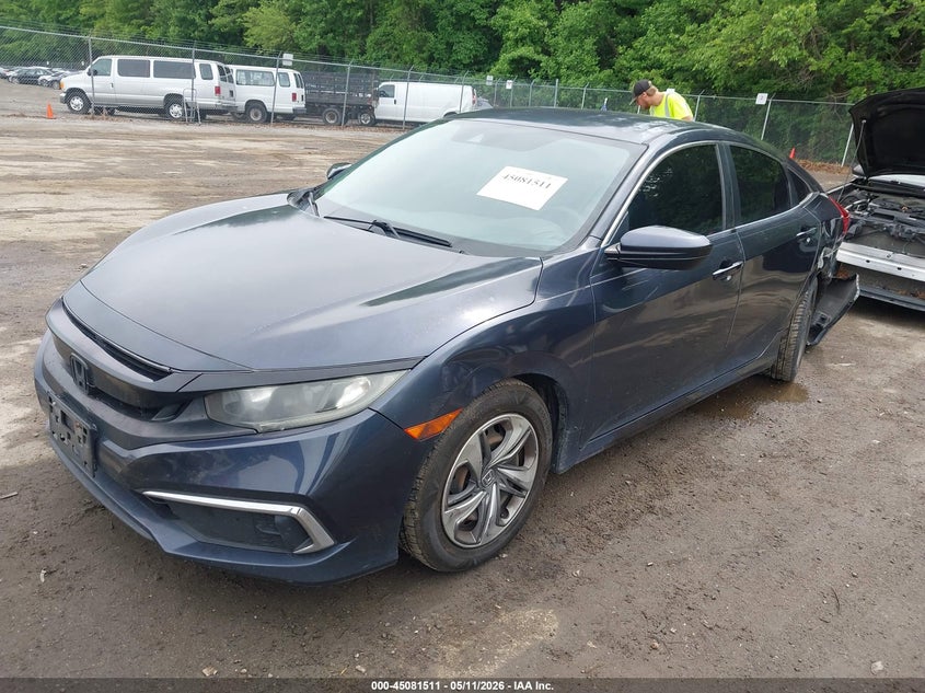 2019 Honda Civic Lx 2HGFC2F69KH521131 photo 1