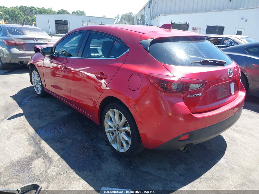 Vin: jm1bm1m37e1181252, lot: 45579094, mazda mazda3 s grand touring 20143