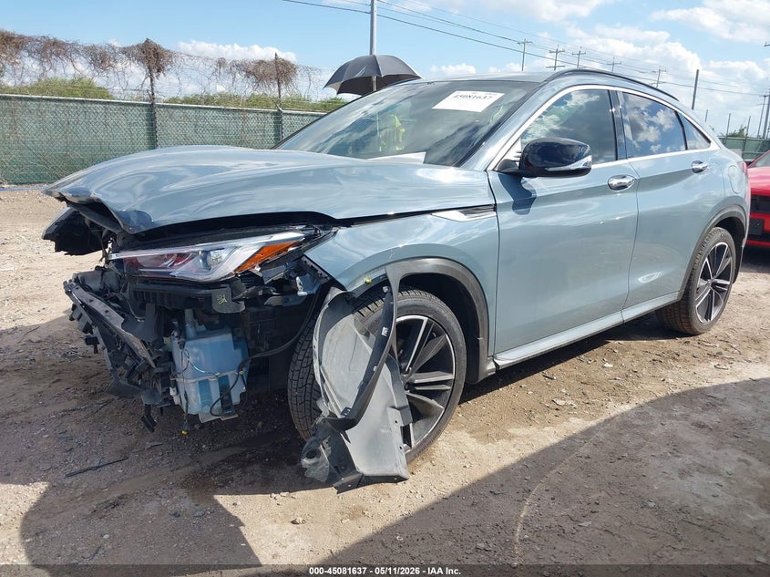 Vin: 3pcaj5j39nf101280, lot: 45579200, infiniti qx55 luxe awd 20222
