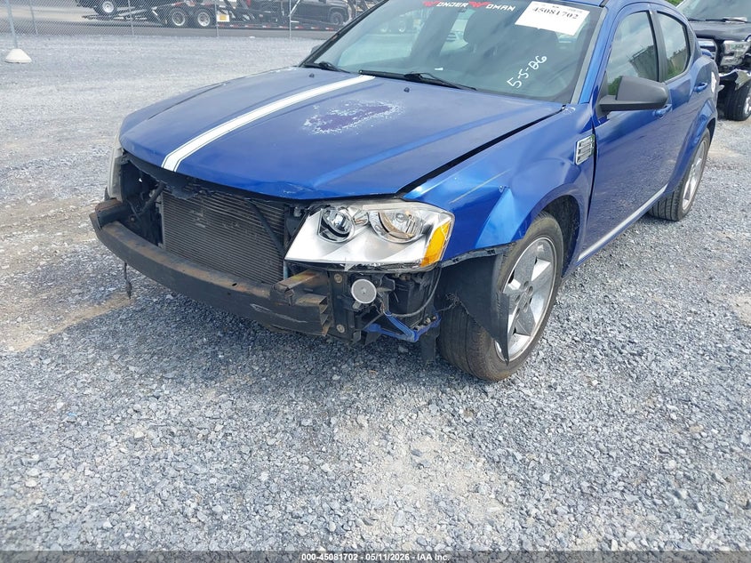 2012 Dodge Avenger Se VIN: 1C3CDZABXCN184106 Lot: 45081702