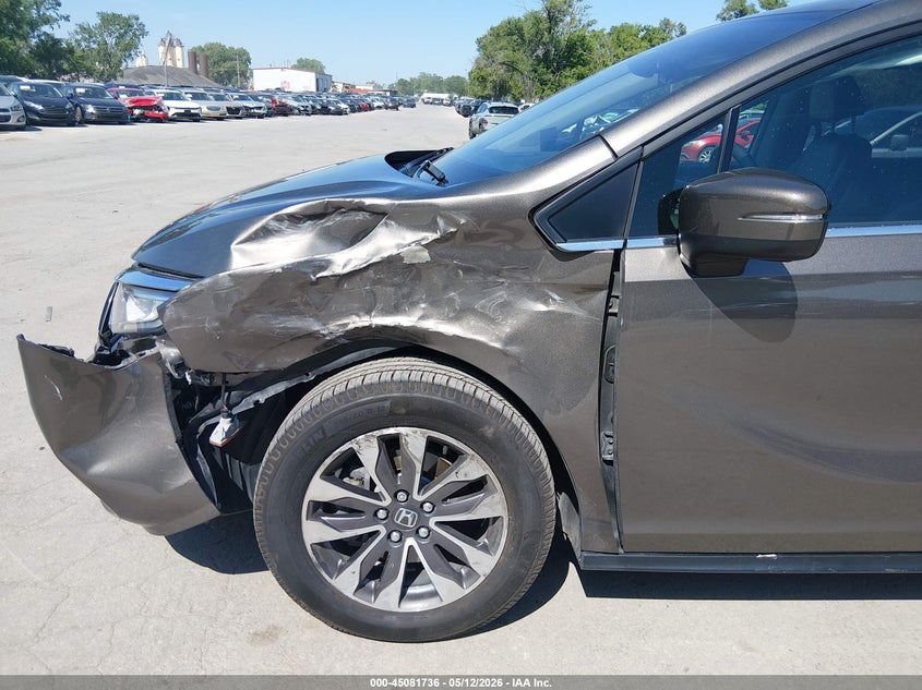 2022 Honda Odyssey Ex-L VIN: 5FNRL6H74NB031554 Lot: 45081736