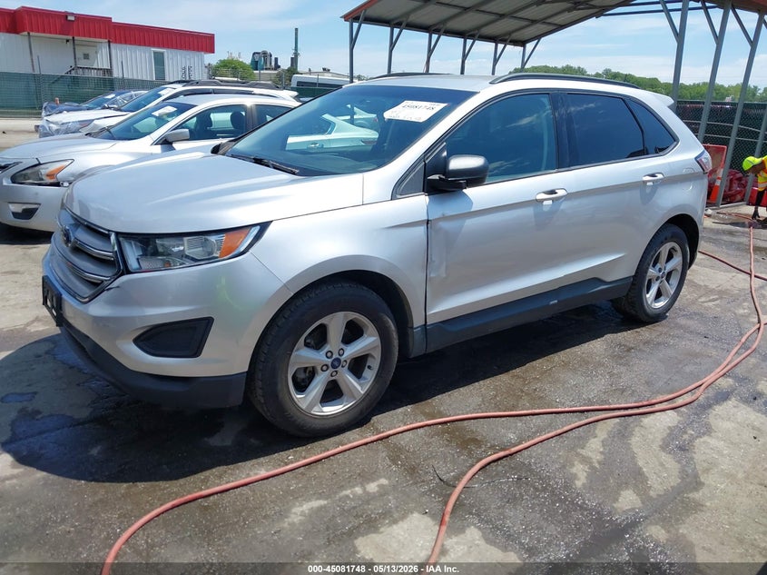 Vin: 2fmpk3g96jbb98867, lot: 45579311, ford edge se 20182