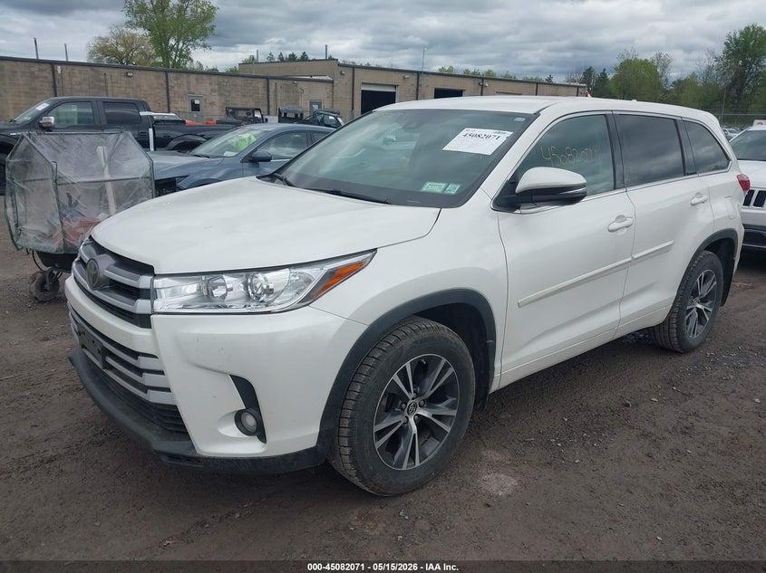 Vin: 5tdbzrfh9hs433924, lot: 45579634, toyota highlander le plus 20172