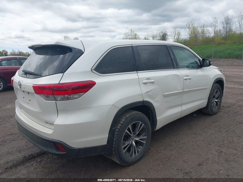 Vin: 5tdbzrfh9hs433924, lot: 45579634, toyota highlander le plus 20174