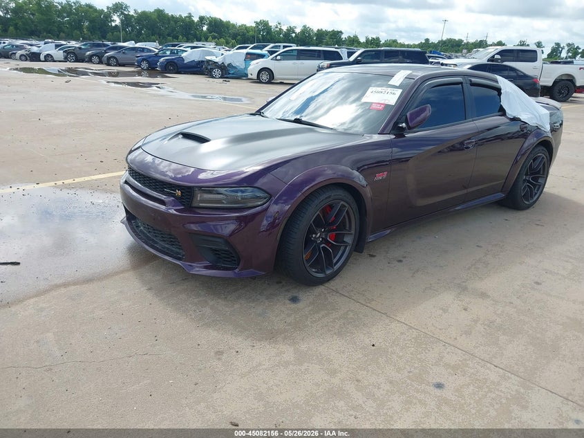 Vin: 2c3cdxgj2mh584691, lot: 45579719, dodge charger scat pack widebody rwd 20212