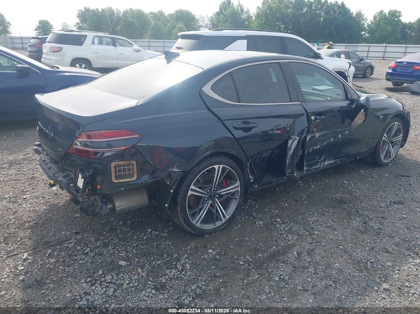 Vin: kmtg54se3ru139269, lot: 45579797, genesis g70 3.3t rwd sport advanced 20244