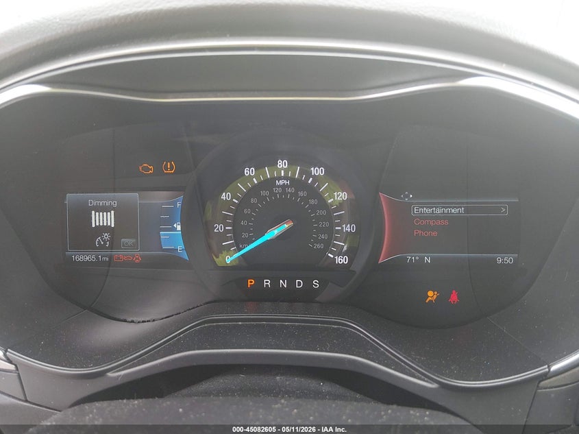 2019 FORD FUSION SEDAN 1.5L I-4 DI, DOHC, VVT, TURBO, 181HP