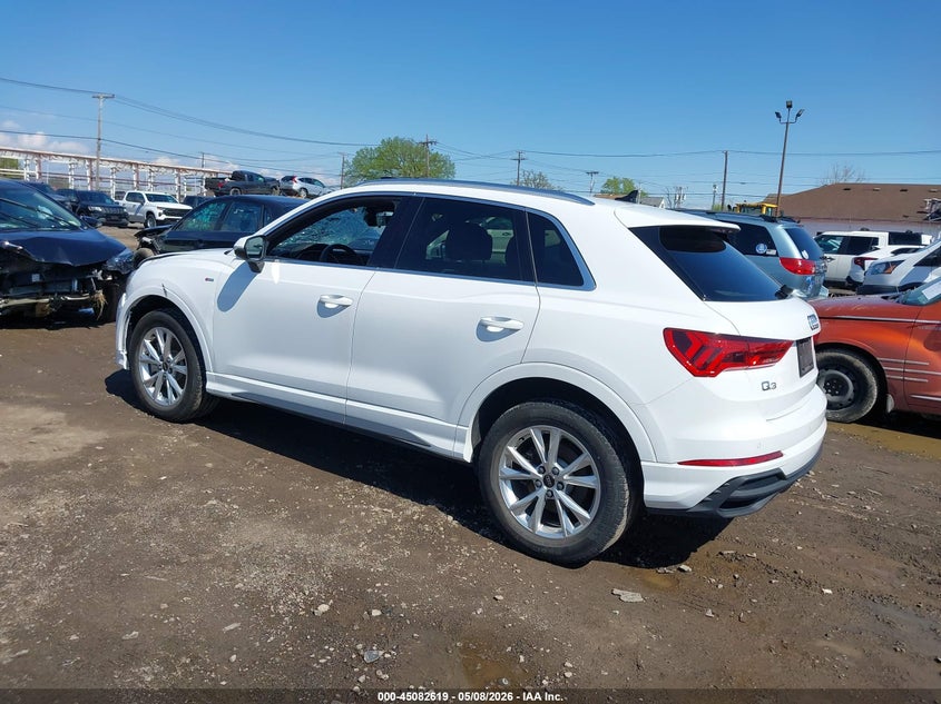 Vin: wa1decf36s1012473, lot: 45580181, audi q3 premium 45 tfsi s line quattro tiptronic 20253